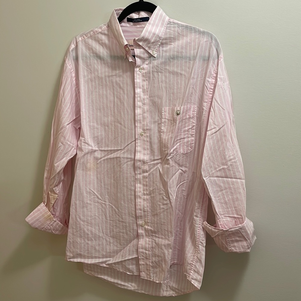 Medium pink button down
